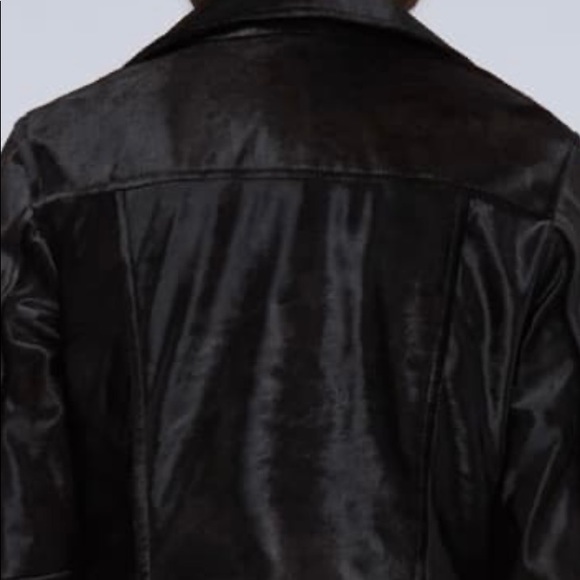 BLDWN Flint leather calf hair jacket - Picture 5 of 14